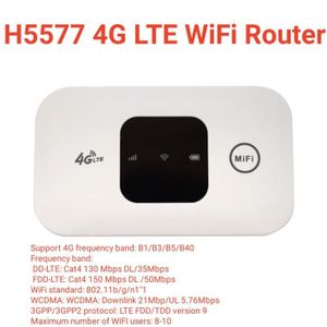 MODEM - ROUTEUR Routeur Wi-Fi 4G - Routeur WiFi 3G-4G LTE H807Pro 