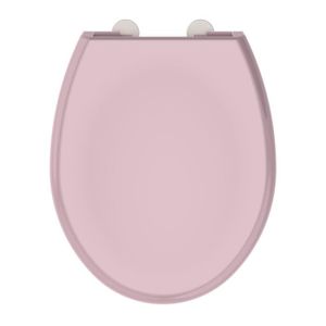 Nouveau lente/softly fermeture lunette de toilette en bois couvercle avec charnières chrome salle de bains wc 