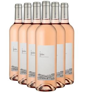 VIN ROSE Côtes de Provence Cuvée Jules Rosé 2022 - Lot de 6