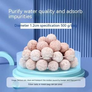 AQUARIUM Boule de Quartz creuse,pierre à bulles,Nano Culture,boule biochimique,Nitrification bactérienne,matériau filtrant- Quartz Ball