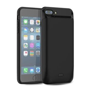 Coque de protection avec batterie 3000 mAh sans fil pour iPhone 8 6S 5.5 bleu standard noir rechargeable QI 7 ultra fine 4,7 6 