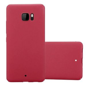 COQUE - BUMPER Cadorabo coque pour HTC U Ultra - en Rouge - Protection Rigide en Plastique Dur