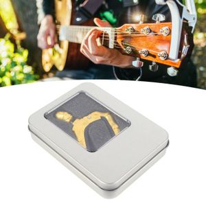 Pince de guitare Capo guitare acoustique portable Rdeghly avec 2 pics pour  violon ukulélé basse 