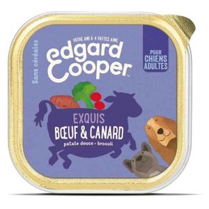 CROQUETTES Edgard & Cooper - Barquette au Bœuf et Canard pour