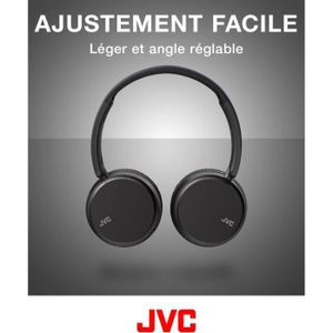 CASQUE - ÉCOUTEURS JVC Casque sans Fil Supra-aural,3 Modes sonoresBas