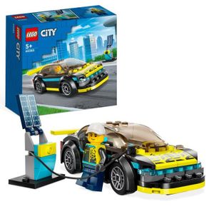 VOITURE À CONSTRUIRE LEGO® City 60383 La Voiture de Sport Électrique, Jouet Enfants 5 Ans, Set de Voiture de Course