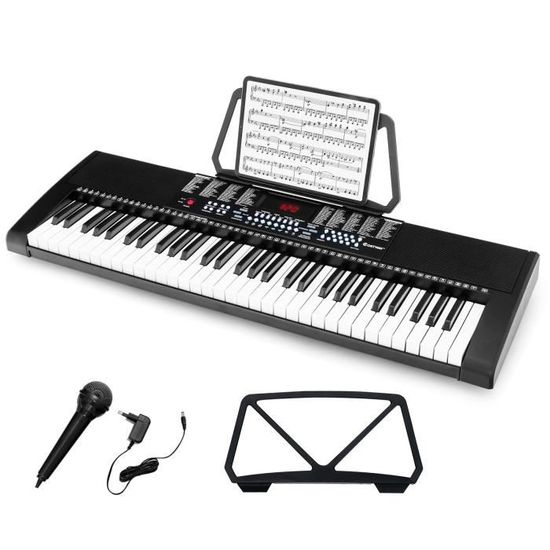 DREAMADE Piano Numérique 88 Touches, Clavier Electronique Portable