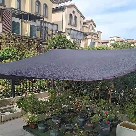 Filet D'Ombrage De Jardin 85% - 4,5 X 8 M - Marron Avec Œillets - Résistant Aux UV - Pour Serre, Terrasse, Protection Des Plantes - 6