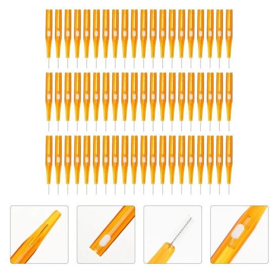Lot De 7 Cure-dents En Acier Inoxydable – Réutilisables, Portable Avec étui – Pour Soins Bucco-dentaires Nomades