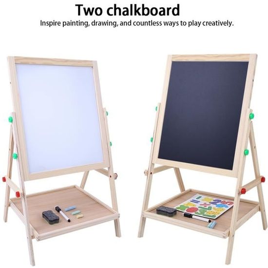 Chevalet De Table - 2 Planches À Dessin - Tableau Noir Portable Et Chevalet De Table - 2 Planches À Dessin - Tableau Noir Portable Et