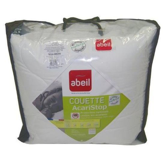 Abeil 15000000638 Anti-acarien Acaristop® Couette Chaude Enveloppe Coton 200 x 140 cm