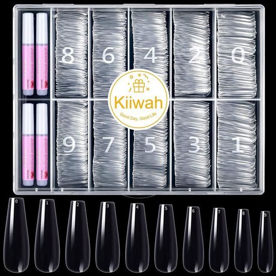 Capsules Pour Faux Ongles - Lot De 500 Unités, Neuves