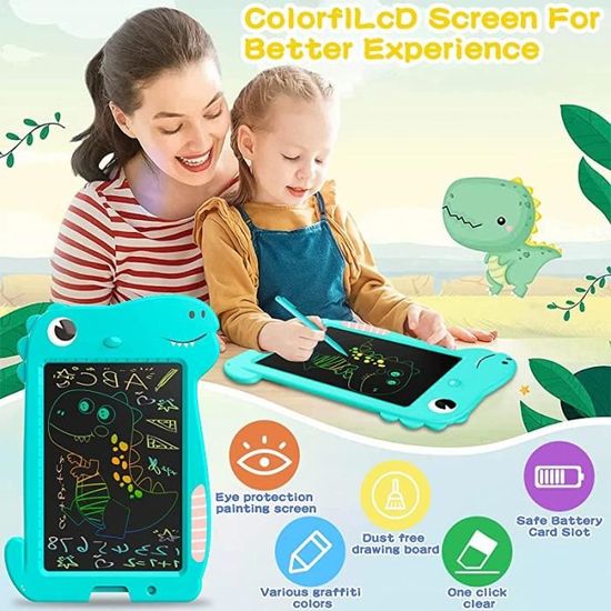 Ytseazn-Tablette Dessin Enfant,10 Pouces Tablette D'Écriture Effaçable Ytseazn-Tablette Dessin Enfant,10 Pouces Tablette D'Écriture Effaçable