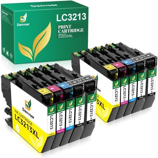 Kit Cartucce Brother A Buon Prezzo 10 Cartucce D'inchiostro Compatibili Brother - Per Stampanti DCP-J772DW, J774DW, J572DW, MFC-J890DW E Altre Tamburo Brother Mfc L2710dn - Foto 4