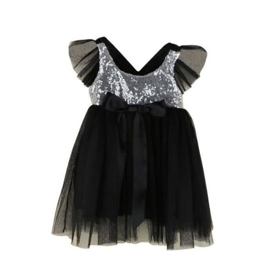 Robe Diesel Noire Pour Fille Bambin - Taille 5 Ans - Neuve En Boîte
