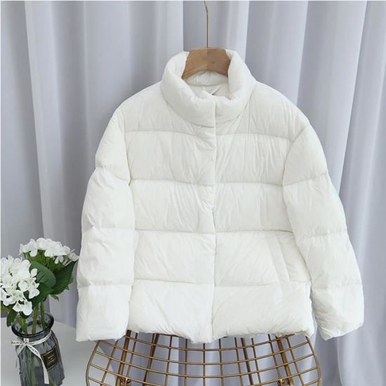 Gyaimxfu Manteau En Duvet Pour Femme Avec Capuche - Veste D'hiver Chaude Doublée - Manteau D'hiver Pour Femme - Veste D'hiver Pour Femme - Manteau D'hiver Pour Femme - Manteau Matelassé épais