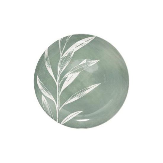 Lot De 6 Assiettes Plates En Grès - 6 Nuances De Gris Tourbillon 27cm | Vaisselle Déco Moderne Pour 6 Personnes