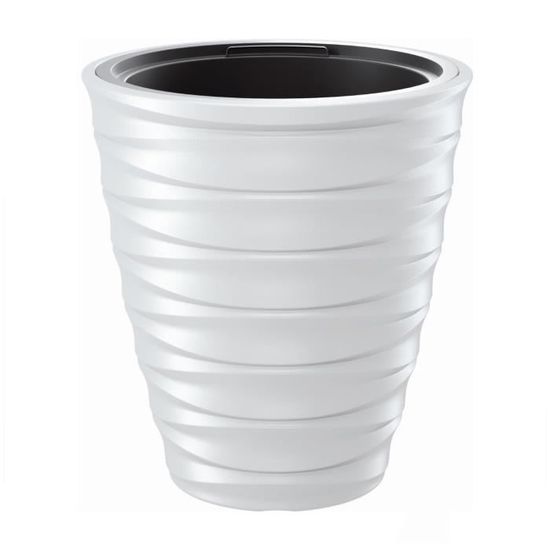 Prosper Plast Duo350-s449 35 x 31 cmLotex24 Coubi Pot de fleurs – Blanc (12 pièces