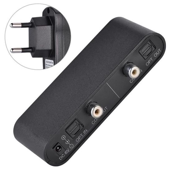 GINTOOYUN Adaptateur audio USB vers optique - Connecteur USB A vers fibre optique SPDIF - 2 m - Câble convertisseur femelle pour ordinateur portable GINTOOYUN Adaptateur audio USB vers optique - Connecteur USB A vers fibre optique SPDIF - 2 m - Câble convertisseur femelle pour ordinateur portable