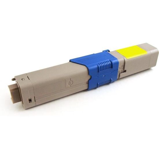 Toner Xerox Jaune 44469722 - Compatible Oki C510, C511, C530 - Neuf - TVA France