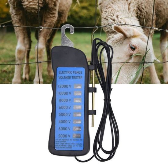 Testeur De Tension De Clôture Électronique Portable, Testeur De Clôture