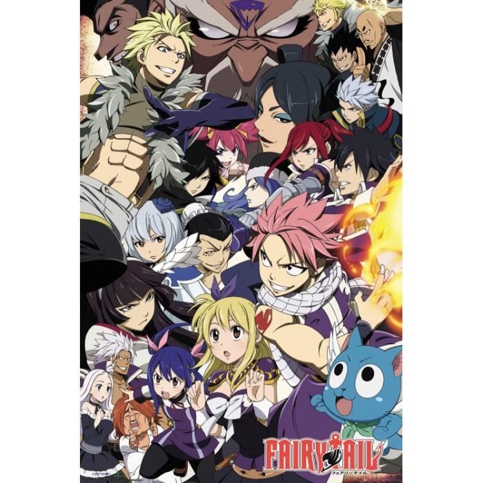 Poster Fairy Tail Season 6 Key Art 91 X 61 Cm Cdiscount Poster Fairy Tail Season 6 Key Art 91 X 61 Cm Cdiscount