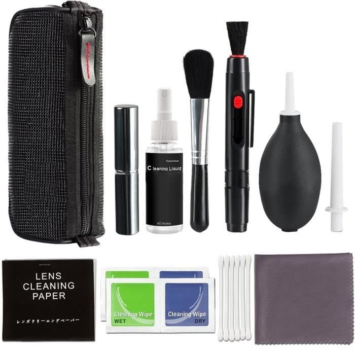 Entretien et nettoyage,19 pièces-ensemble Kit de nettoyage d'appareil photo objectif d'appareil photo numérique - Type 19pcs