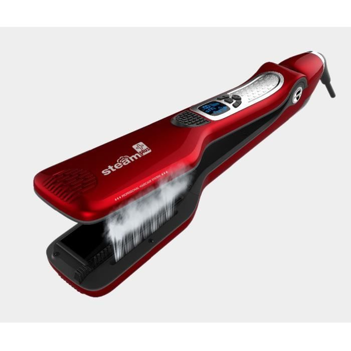 SteamPlus Fer à lisser vapeur rouge