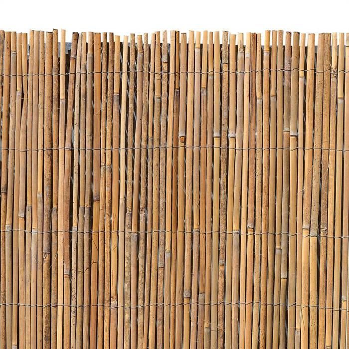 Clôture d'intimité en bambou Clôture de jardin en bambou 1,70 m x 4 m ESTEXO