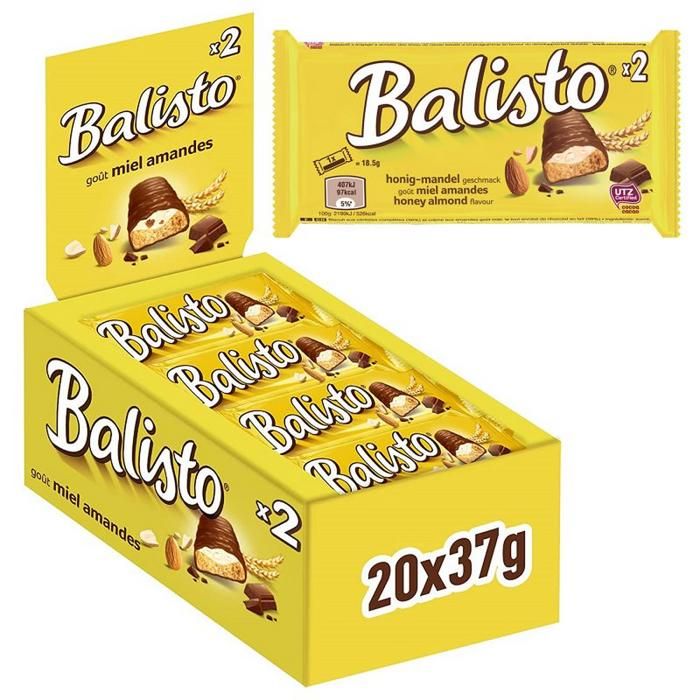 BALISTO Lait - Miel - Amandes 41 g x 20