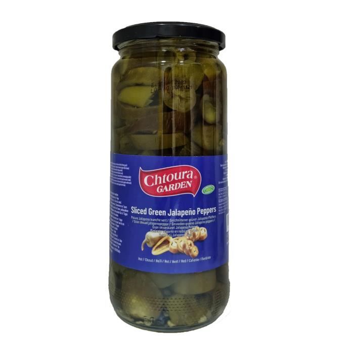 Piments jalapenos 480 gr CHTOURA GARDEN