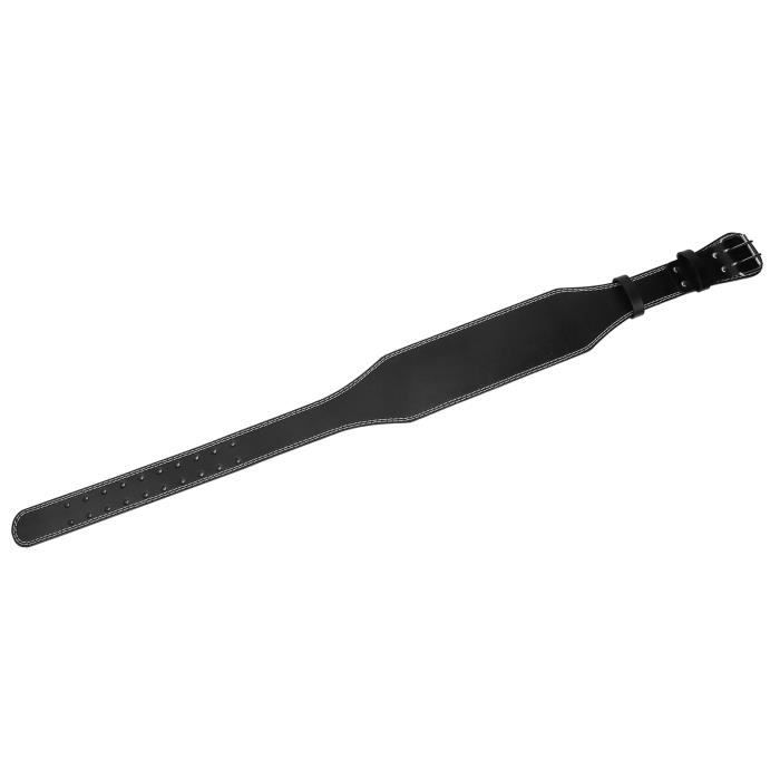 Ceinture de musculation Ceinture d'Haltérophilie Support de Taille en PU pour Musculation Trou de 10 Rangées Fournitures Fitness(M