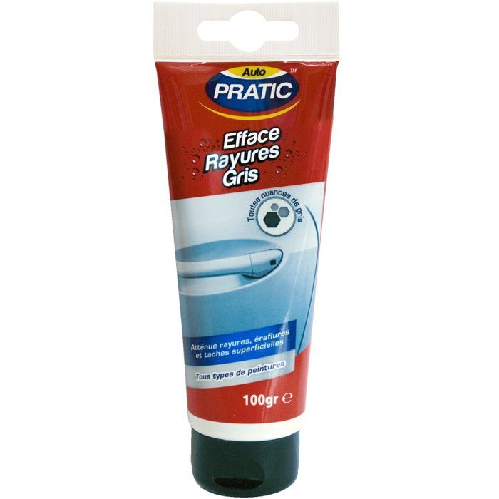 AUTO PRATIC EFFACE RAYURES GRIS 100GR