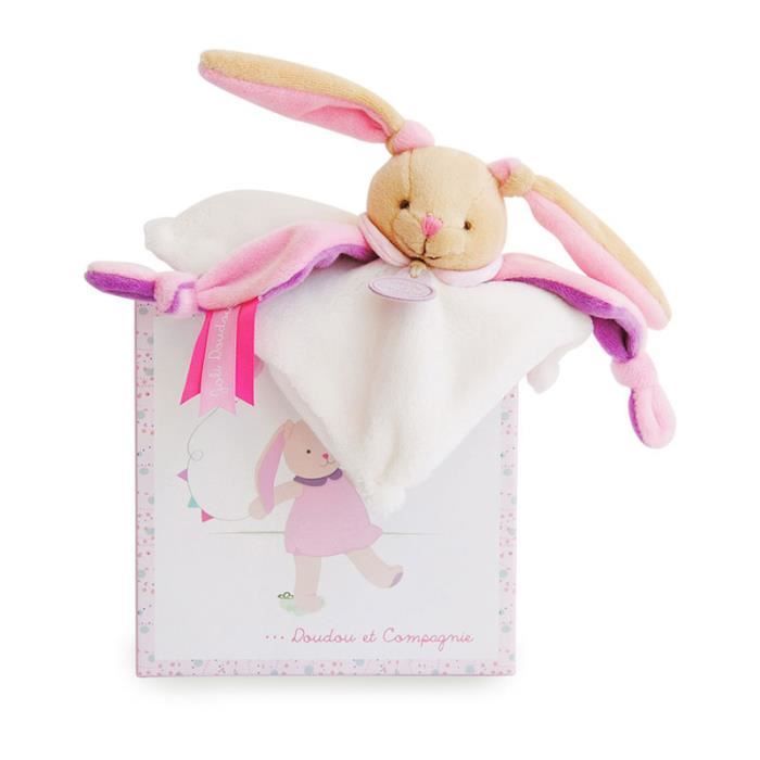 Doudou et Compagnie Lapin rose collection \