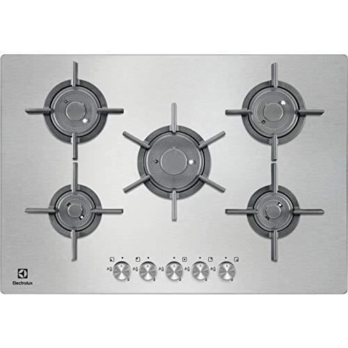 Electrolux RexPlaque de Cuisson à Gaz PQF 750 UOX Finition Inox 75 cm Cdiscount Electroménager