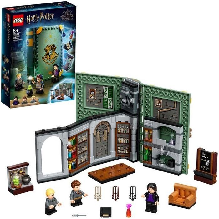 LEGO® Harry Potter 76383 Poudlard : le cours de potions, Idée Cadeau Jouet pour Enfants de 8 ans et plus, Jeu de Voyage