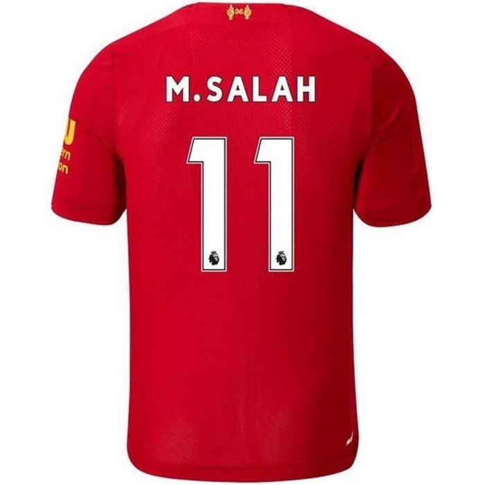 Nouveau Maillot Enfant New Balance FC Liverpool Domicile Saison 2019-2020 Numéro 11 M. SALAH