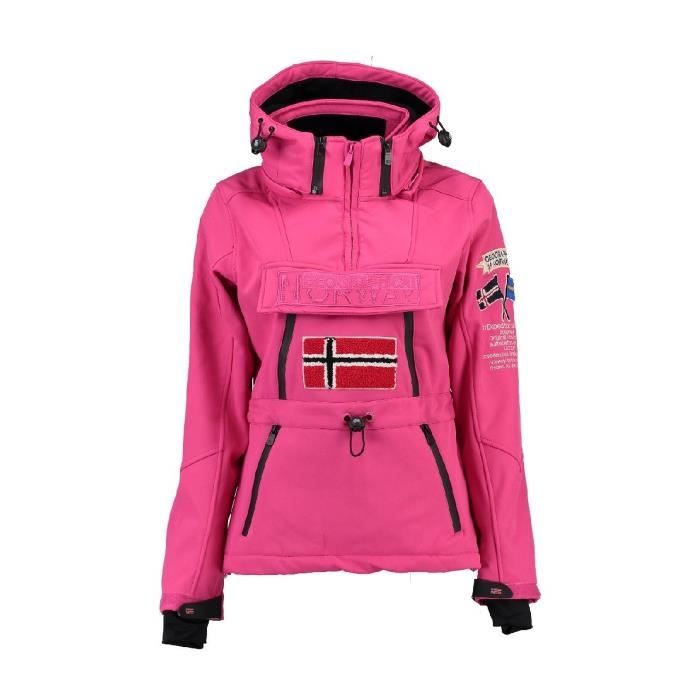 Softshell Femme Geographical Norway Topale 007 Rose