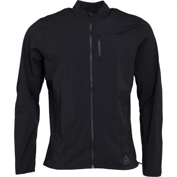 Vestes Reebok modèle Competition Jacket - Noir