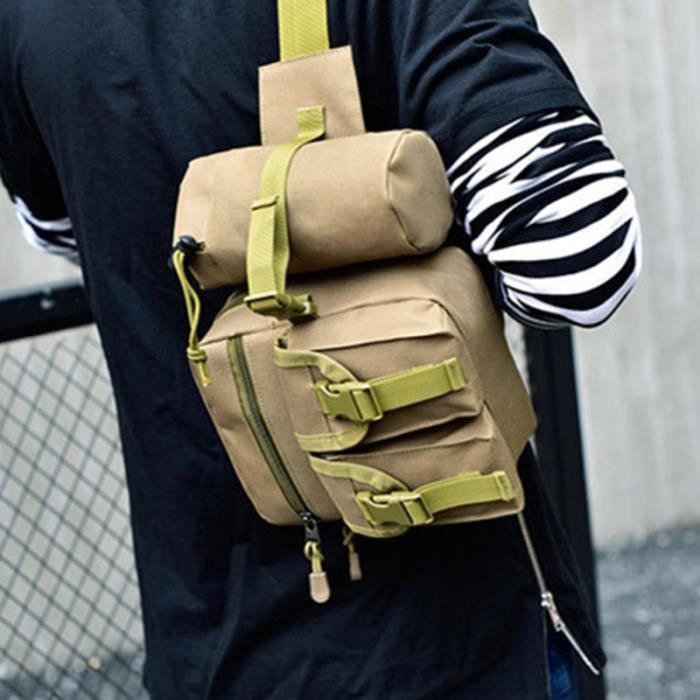1 pc en plein air Portable bouilloire taille poche sac voyage ceinture à main de tactique pour Camping SAC A DOS DE RANDONNEE