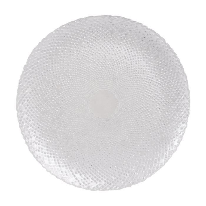 Assiette de présentation glow 33 cm argent - Table Passion 2 Argent