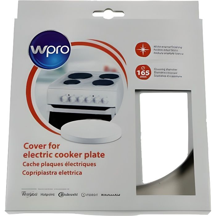 484000008620. CACHE POUR PLAQUE ELECTRIQUE BLANC diam 165
