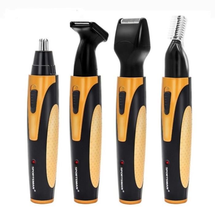 Rasoir électrique pour tondeuse à poils de nez rechargeable 4 en 1 pour hommes