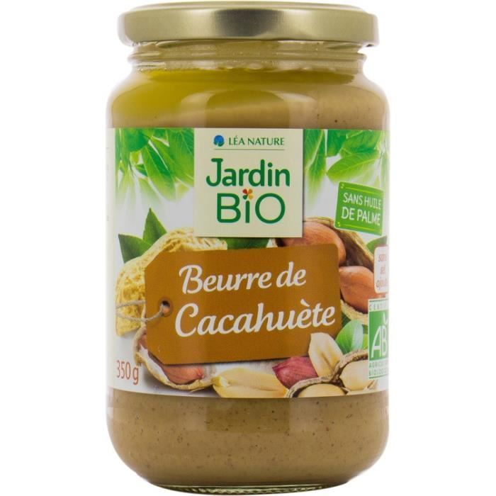 JARDIN BIO Beurre de cacahuète - 350g