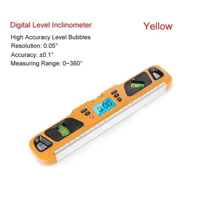 Règle De Niveau 2 En 1 Type-C, Rapporteur à Double Angle Numérique - Inclinomètre Digital Portable