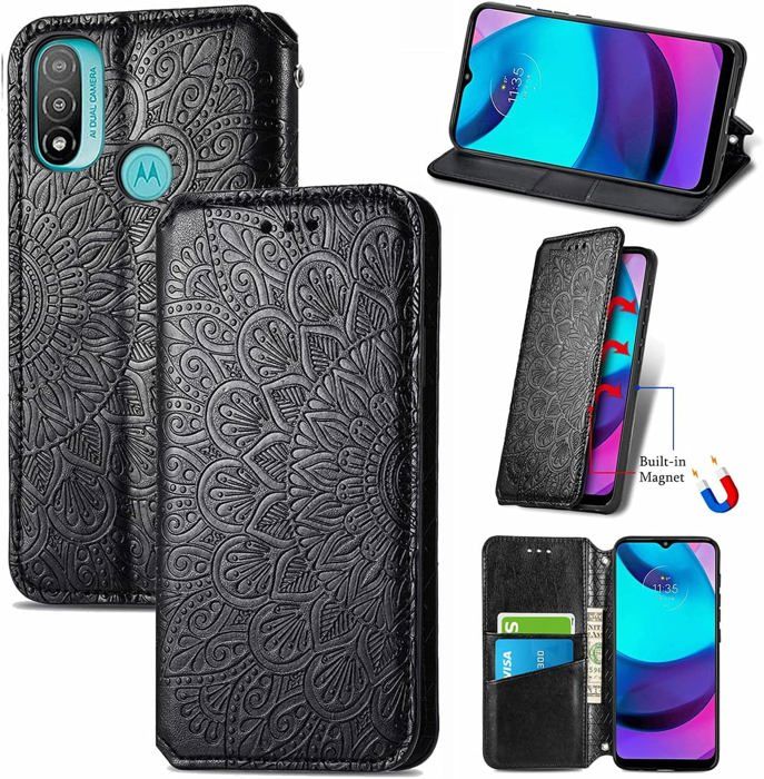 Cover per Motorola Moto E20 / E30 / E40, Flip Caso in PU