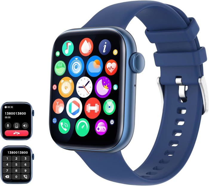 Montre Connectée Bebinca 1,69" - Répondre Aux Appels - 28 Modes Sport - Fréquence Cardiaque SpO2 - étanche IP68 - 2