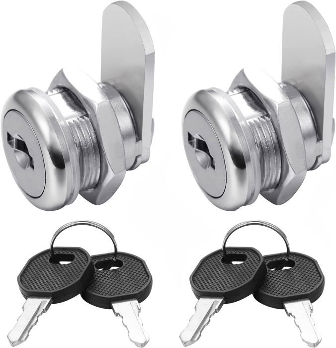 CADENAS DE BAGAGE,M18-16--Verrou à 2 Clés Pour Porte'armoire, Boîte Aux