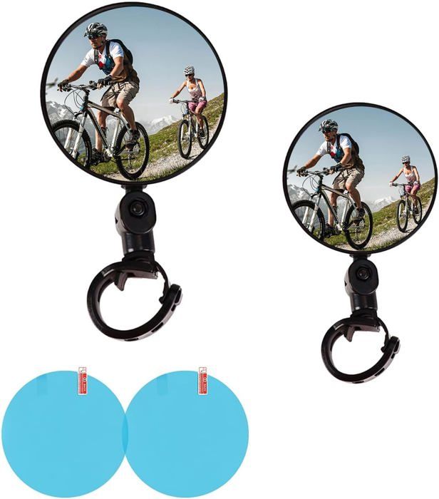 Flycoo Rétroviseur 360° Réglable Pour Trottinettes Electrique-Vélo Pour Xiaomi M365 Miroir