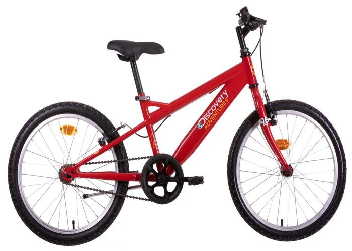 Velo VTT 20 Monovitesse Discovery Adventures avec Freins V Brake potence plongeur Jantes en Aluminium et bequille Cdiscount Sport